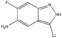 3-Chloro-6-fluoro-2H-indazol-5-ylamine Struktur