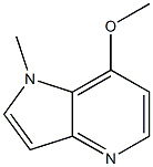 7-Methoxy-1-methyl-1H-pyrrolo[3,2-b]pyridine Struktur