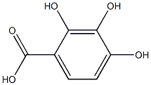 2,3,4-Trihydroxybenzoic Acid Struktur