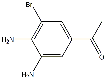 1-(3,4-Diamino-5-bromo-phenyl)-ethanone Struktur