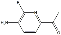 1-(5-Amino-6-fluoro-pyridin-2-yl)-ethanone Struktur