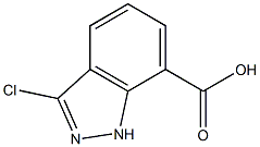 3-Chloro-1H-indazole-7-carboxylic acid Struktur