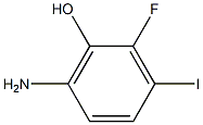 6-Amino-2-fluoro-3-iodophenol Struktur