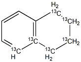 1,2,3,4-Tetrahydronaphthalene-13C6 Struktur