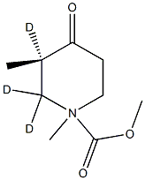 (3R)-3-Methyl-4-oxo-1-piperidinecarboxylic Acid 1,1-Dimethyl Ester-d3 Struktur