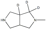 2-Methyloctahydropyrrolo[3,4-c]pyrrole-d3 Struktur