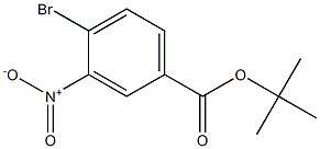 4-Bromo-3-nitro-benzoic acid tert-butyl ester Struktur