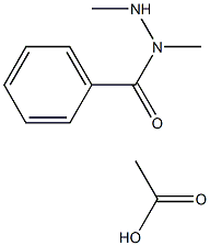 R-dimethylphenyl hydrazide acetic acid Struktur