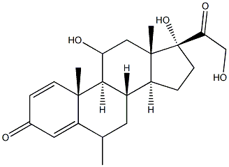 6-methylprednisolone Struktur