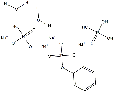 DISODIUM PHENYL PHOSPHATE HYDRATE Phosphate disodium phosphate hydrate Struktur