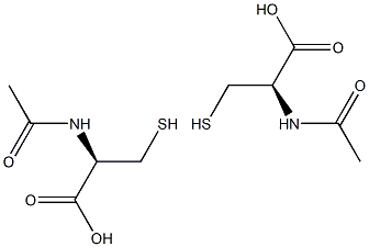 N-ACETY-L-CYSTEINE N-acetyl-L-cysteine Struktur