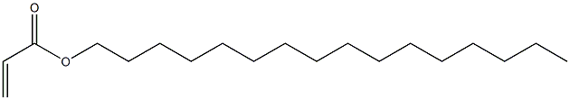 HEXADECYL ACRYLATE (STABILIZED WITH MEHQ) Cetyl acrylate (with stabilizer MEHQ) Struktur