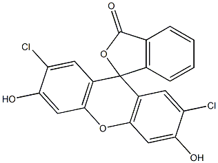 2',7'-DICHLOROFLUORESCEIN [FOR FLUORESCENT INDICATOR] 2',7'-Dichlorofluorescein [Fluorescent Indicator] Struktur