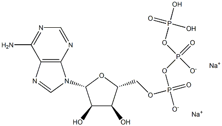 Adenosine triphosphate disodium pharmaceutical grade Struktur