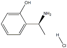 2-[(1S)-1-aminoethyl]phenol hydrochloride Struktur