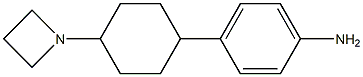 4-(4-(azetidin-1-yl)cyclohexyl)aniline Struktur