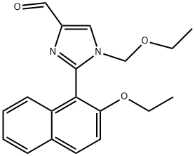 1-(ETHOXYMETHYL)-2-(2-ETHOXY-1-NAPHTHALENYL)-1H-IMIDAZOLE-4-CARBOXALDEHYDE Struktur