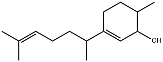 2-Cyclohexen-1-ol, 3-(1,5-dimethyl-4-hexen-1-yl)-6-methyl- Struktur