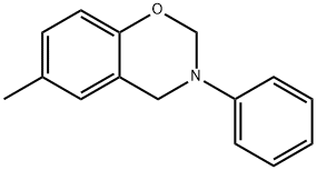 2H-1,3-Benzoxazine, 3,4-dihydro-6-methyl-3-phenyl- Struktur