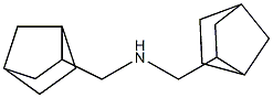 (1R,4S)-N-[[(1S,4R)-Bicyclo[2.2.1]heptan-2α-yl]methyl]bicyclo[2.2.1]heptane-2β-methanamine Struktur