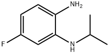 5-fluoro-1-N-(propan-2-yl)benzene-1,2-diamine Struktur