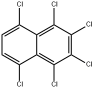 Naphthalene, 1,2,3,4,5,8-hexachloro- Struktur