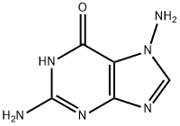 6H-Purin-6-one, 2,7-diamino-1,7-dihydro- Struktur