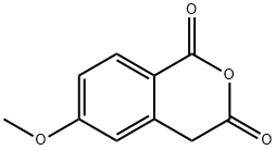 1H-2-Benzopyran-1,3(4H)-dione, 6-methoxy- Struktur