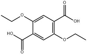 1,4-Benzenedicarboxylic acid, 2,5-diethoxy- Struktur