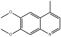 Quinoline, 6,7-dimethoxy-4-methyl- Structure