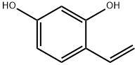 1,3-Benzenediol, 4-ethenyl- Struktur