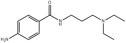 Benzamide, 4-amino-N-[3-(diethylamino)propyl]- Struktur