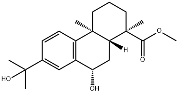 Methyl 7β,15-dihydroxydehydroabietate Struktur