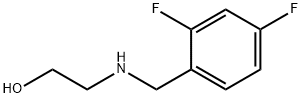 Ethanol, 2-[[(2,4-difluorophenyl)methyl]amino]- Struktur