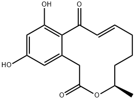 Dehydrocurvularin, 10,11- Struktur