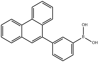 Boronic acid, B-[3-(9-phenanthrenyl)phenyl]- Struktur