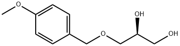 1,2-Propanediol, 3-[(4-methoxyphenyl)methoxy]-, (2S)- Struktur