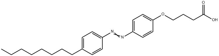 4-(3-Carboxytrimethyleneoxy)-4''-octylazobenzene Struktur