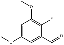 2-fluoro-3,5-dimethoxybenzaldehyde Struktur