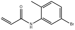 2-Propenamide, N-(5-bromo-2-methylphenyl)- Struktur