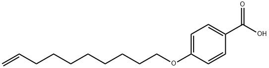 Benzoic acid, 4-(9-decen-1-yloxy)- Struktur