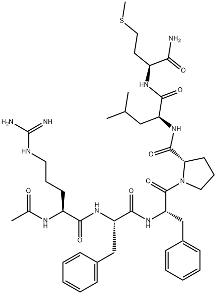 septide, acetyl-Arg(6)- Struktur