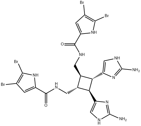 dibromosceptrin Struktur