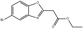 2-Benzoxazoleacetic acid, 5-bromo-, ethyl ester Struktur