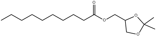 Decanoic acid, (2,2-dimethyl-1,3-dioxolan-4-yl)methyl ester