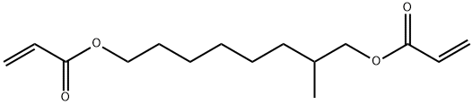 2-METHYL-1,8-OCTANEDIOL-DIACRYLATE, 1,9-NONANEDIOL BISPHENOL A, (MOD-A), (1,9ND-A) Struktur