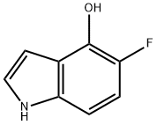 1H-Indol-4-ol, 5-fluoro- Struktur