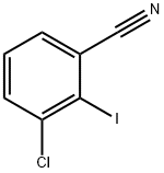 3-chloro-2-iodobenzonitrile Struktur