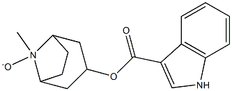 1H-Indole-3-carboxylic acid, 8-methyl-8-oxido-8-azabicyclo[3.2.1]oct-3-yl ester, endo- (9CI) Struktur