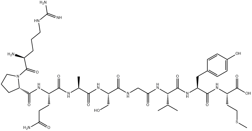 Nucleoprotein 118-126 Struktur